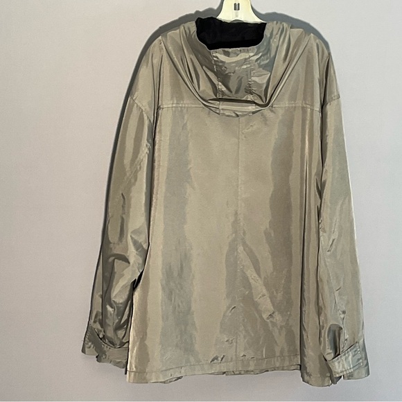 Calvin Klein Jeans Men’s XL Hooded, Full Zip, M. Anorak Gray Jacket - Picture 12 of 16